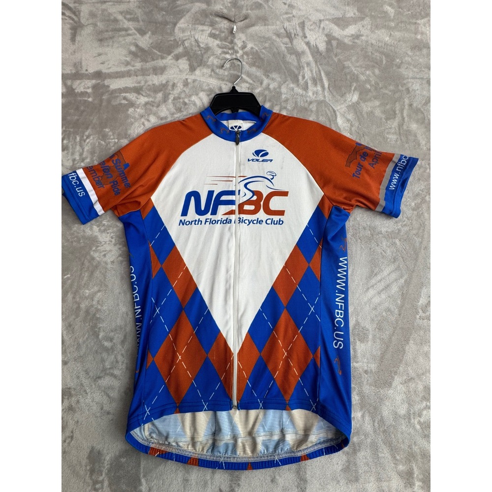 Voler Mens North Florida Bicycle Club NFBC Cycling Jersey and Padded Shorts Set